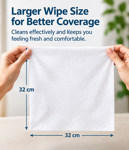 Encare Reefresh Bed Bath Wipes 32x32 CM | Pack of 3