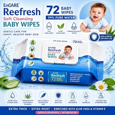 Reefresh Baby Wipes soft cleansing wipes